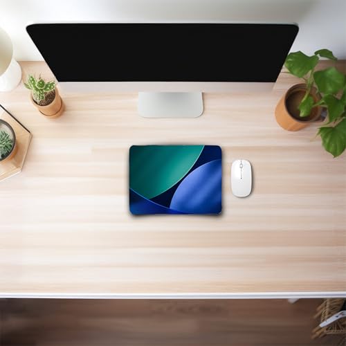 Image of Mouse Pad with Non-Slip Rubber Base, Waterproof & Durable Desk Mat for Gaming, Office & Students | Small Laptop & PC Pad | 23x18cm