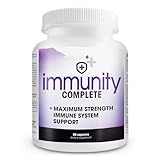 Instant Immunity - 20-in-1 Immune System Booster Wellness Formula with Cat's Claw, Quercetin, Echinacea, Vitamin C, and Olive Leaf Extract 60ct