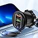 Autoladegerät | 2-Port-Ladegerät für das Auto - Ladeadapter für tragbares Telefon - Für LKW, Haus, Wohnmobil, Yacht, Fahren, Reisen, tägliche Geschäftsreisen, Camping