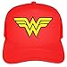 Popfunk Official Wonder Woman Classic Logo Foam Snapback Trucker Hat - Unisex for Men and Women