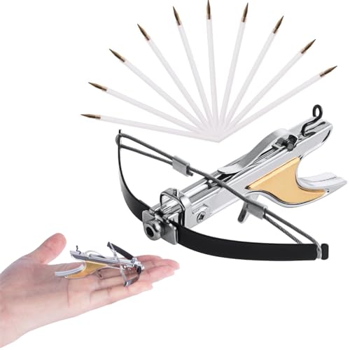 Mini Crossbow Set 2.9'/4'/6.3'/8.7'/10.2' Compound Bow and Arrow Archery Hunting Bow Left and Right...