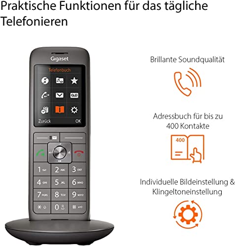 Gigaset CL660A Téléphone sans Fil 2.0 avec écran CouleurGrand Touches - vue 5