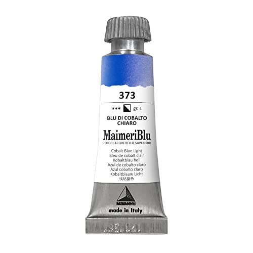 Aquarelle Maimeri Blu bleu cobalt clair pour peindre vos paysages