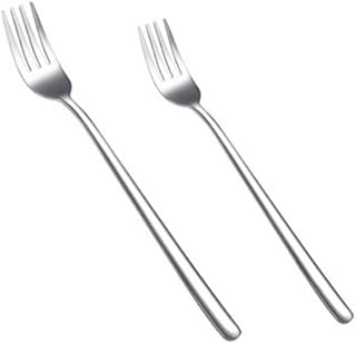 CHUN LING Forcella Vintage in Acciaio Inossidabile Ultra-fine a 4 Pezzi con Manici Eleganti, Alta Tecnologia di lucidatura, Set di Posate Moderne, Adatto per attività Formali o pasti giornalieri