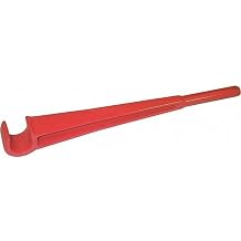 Wheeler-Rex Valve Wheel Wrench,1-3/8 x 21-3/4 in,Red 8718-1 Each