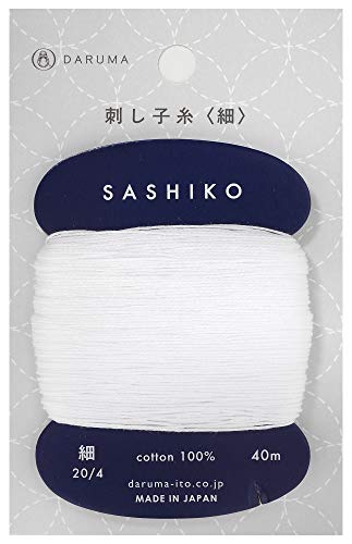 Hilo Daruma Sashiko Fino 40 Metros miniatura 2