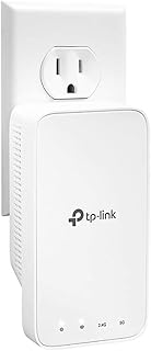 TP-Link | AC1200 WiFi Range Extender | Up to 1200Mbps | WiFi Extender, Repeater, WiFi Signal Booster | One Mesh | Easy Set-Up | Compact Designed Internet Booster (RE300) (Renewed)