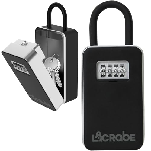 Key Lock Box, Secure lock box for keys with code for Indoor and Outdoor Use, Ideal for Home, Office or Rentals, Perfect for Homeowners and Businesses Looking for a Secure Storage Solution