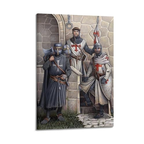 Poster catholique croisés pour mur vide - Idée art mural esthétique chambre