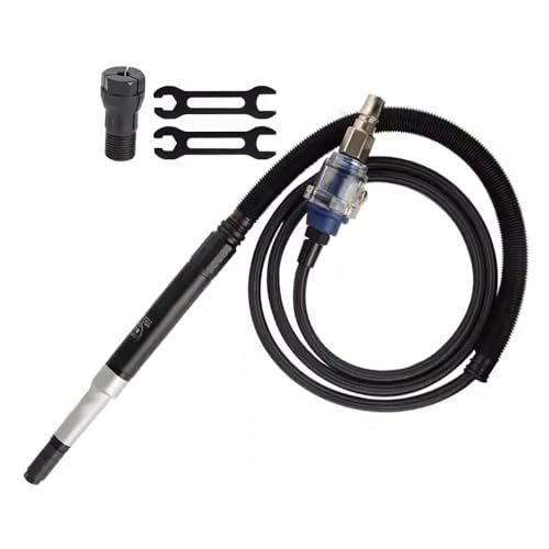 LX-3280 Pneumatic Grinding Pen Extended Air Grinder Bore Grinding Polishing Machine with Automatic Lubeicator Chuck 3/6MM 36000RPM