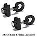 Teocpai 2Pcs Bicycle Chain Tensioner Aluminum Alloy Adjustable Bicycle Chain Tensioner Fastener for Single Speed Bicycle BMX Fixie Bike