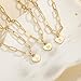 Turandoss Initial Necklaces for Teen Girls - Gifts for Teen Girls Gifts Initial Necklaces for Women Letter K Necklaces for Girls Gifts for Women Gold Heart Necklaces for Women Gifts for Girls Jewelry