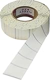 1.5' Wafer Tab Seals - Roll of 2,500 (Clear Non-Perforated)