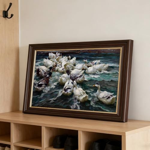Wild Hunt Alexander Max Koester impression sur toile cadre 30x45cm