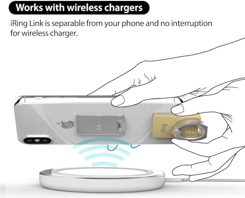 Support de Téléphone Portable iRing Link Doré Compagnon Idéal Vidéos Mains Libres - 4