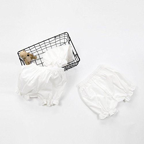 Summer 100% Cotton Girls Shorts White Lace Safety Pants Breathable And Comfortable 3-4T #TOP2