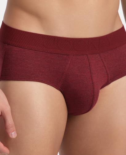 Image of Jockey LM05 Men Bamboo Cotton Elastane Stretch Breathable Mesh Brief with StayDry Treatment