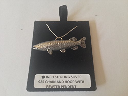 Pendentif Pike argent 925 fait main : un bijou durable qui ne ternit pas
