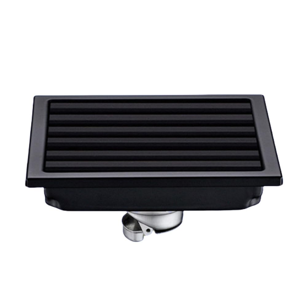 XBTGS 1 desagüe de suelo de ducha de acero inoxidable 304 de 15 cm, lineal antiolor, largo, para cocina e inodoro, 15 cm, diámetro 15 cm-A