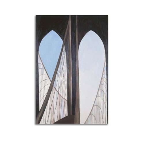 Toile Brooklyn Georgia O'Keeffe 50x75 cm pour decoration salon
