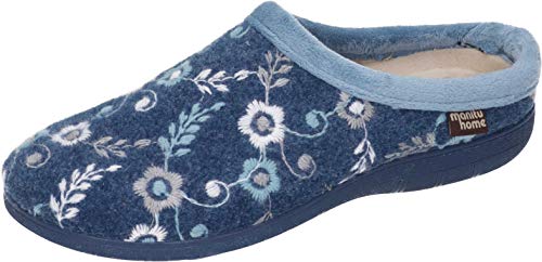 Mules chausson Manitu femme pour soulager les pieds fatigués sur sol froid