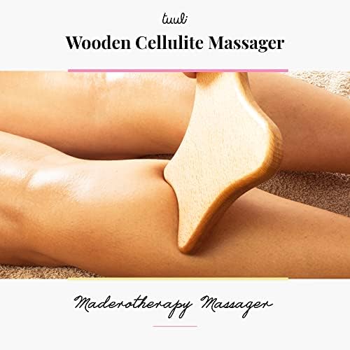 Tuuli Accessories Anti Cellulite Massage Tool Massager Maderotherapy Wooden 33 x 16 cm