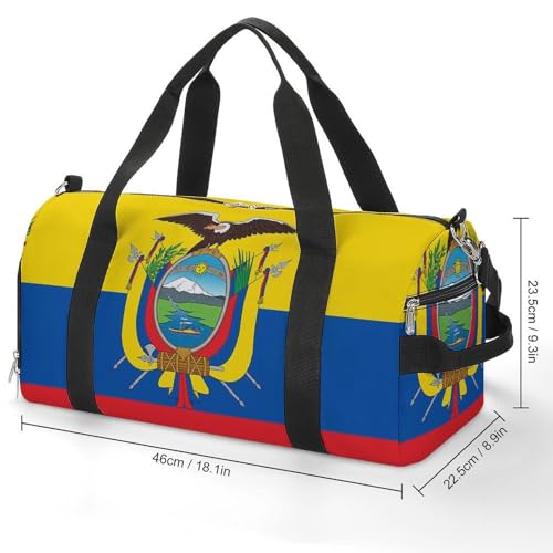 Ecuador FlagStylish Gym Bag for Everyday WearOne Size2