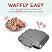 DASH Multi Mini Waffle Maker - Four 4” Waffle Molds, Nonstick Waffle Iron with Quick Heat-Up, Nonstick Surface - Perfect Mini Waffle Maker for Kids and Families, Just Add Batter