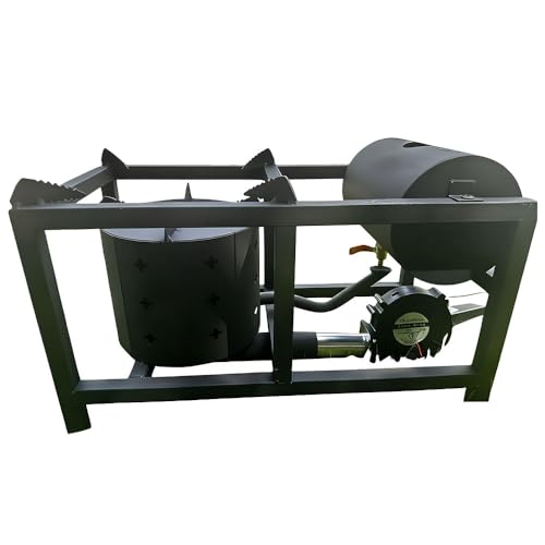 Waste Oil Burner Heater DC 12V Oil Stove Outdoor Hot Cooking Efficient Heating Furnace Burning Tool for Garage, Workshops, Warehouses (C)