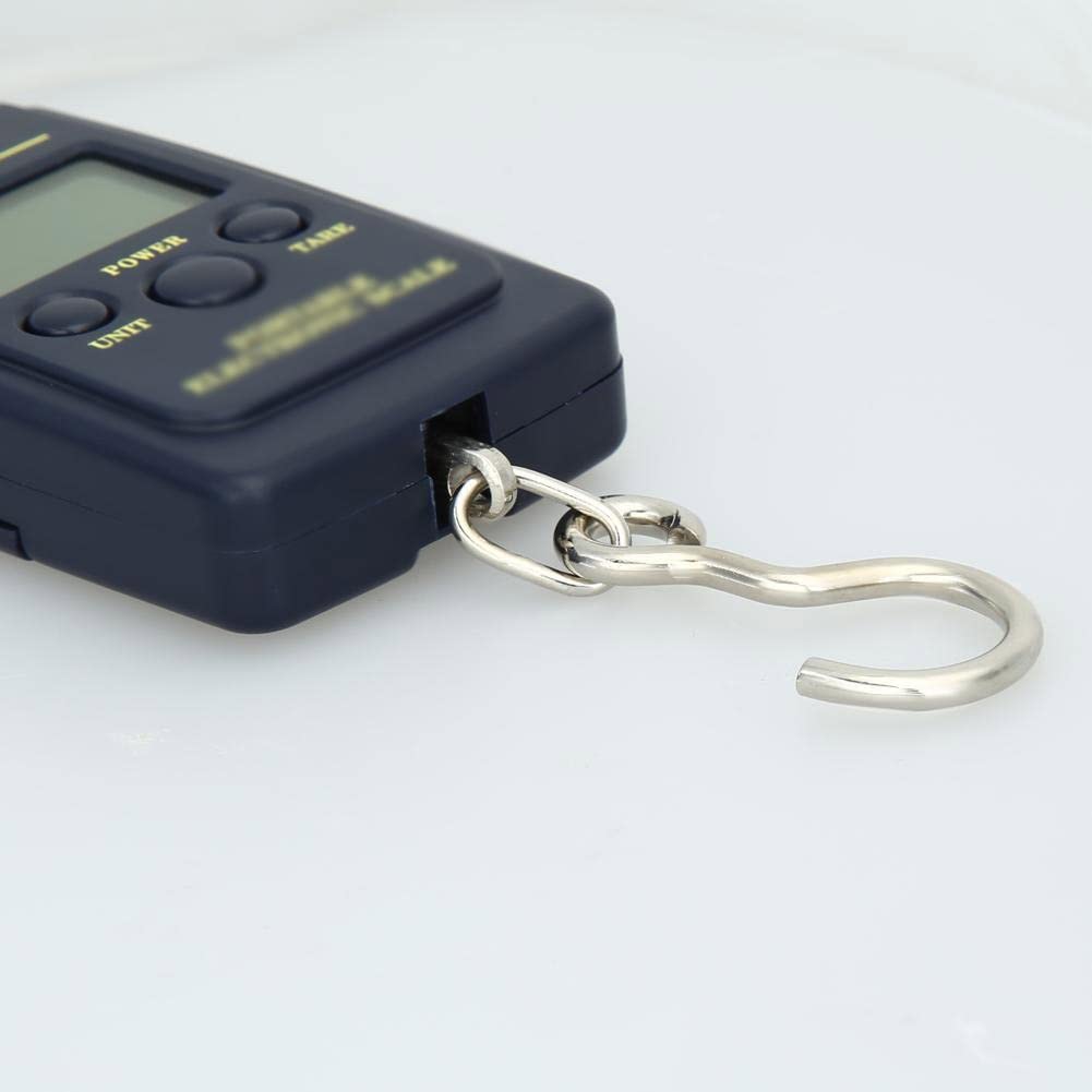 JFDBGU 40kg x 10g Mini Digital Scale for Fishing Luggage Travel Weighting Steelyard Hanging Electronic Hook Scale, Kitchen Weight Tool(B)