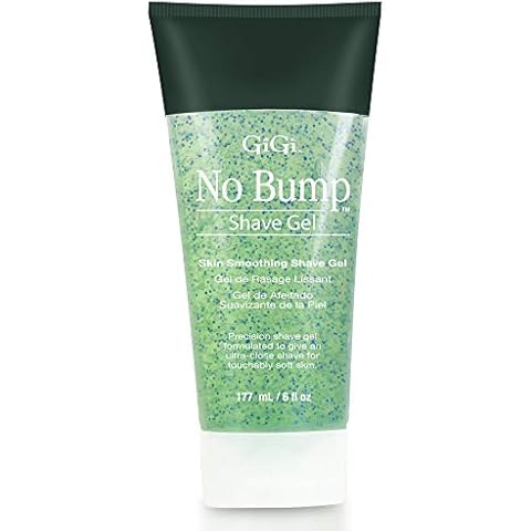 GiGi No Bump Skin Smoothing Shave Gel with Salicylic Acid, and Chamomile Extract, Prevents Ingrown Hairs, Bumps, and Razor Burns, 6 fl oz - 1 Pack Cover