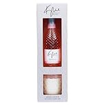 Kylie Minogue Miniature D.O.C Rose Prosecco Gift Set, including 20cl Prosecco with 150g Heart Embossed Watermelon & Mint Scented Candle, ideal for Gifting and Celebrations. By Blue Tree Gifts