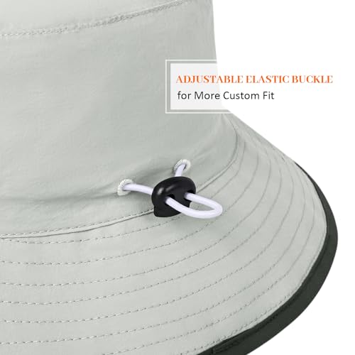 Baby Toddler Waterproof Quick-Drying Sun Hat,Kids Summer Wide Brim Bucket Hat Beach Sun Hats for Boys Girls Children4