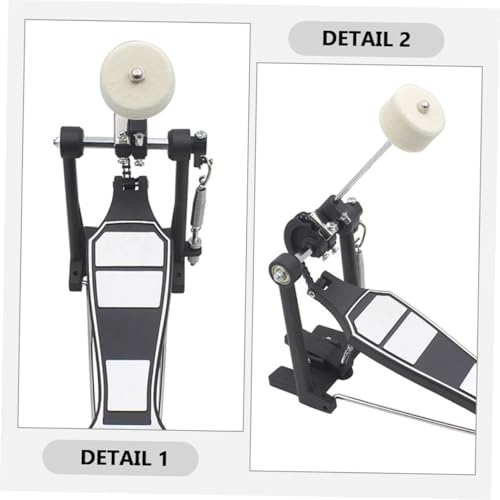 2 piezas de macillos para pedal de bombo con cabezas de fieltro miniatura 7