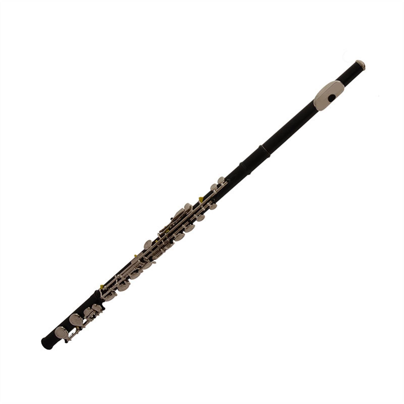 Flauta De Agujero Cerrado De 16 Hoyos En Negro C para Principiantes Y Profesionales. Flauta Travesera