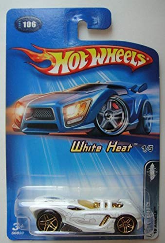 Hot Wheels White Heat 1/5, White 16 Angels #106 miniatura 1