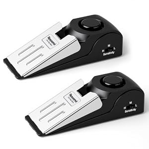 2 Pack Door Stop Alarm, Door Stoppe...