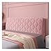 DFANCE Bettkopfteil Husse Bezug Staubdichte Dehnbare Kopfteilbezug,Einfarbig All-Inclusive Bedside Decoration Protector,waschbar Kopfteil für Betten Husse,Home Decor,Light pink,1.9m