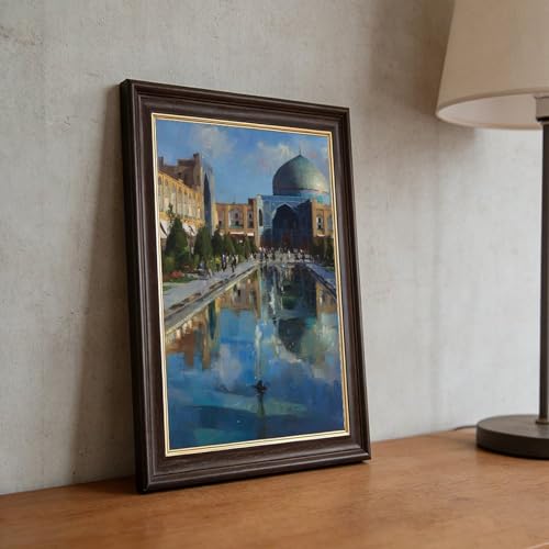 Tableau mosquée persane Ispahan pour habiller un mur de salon