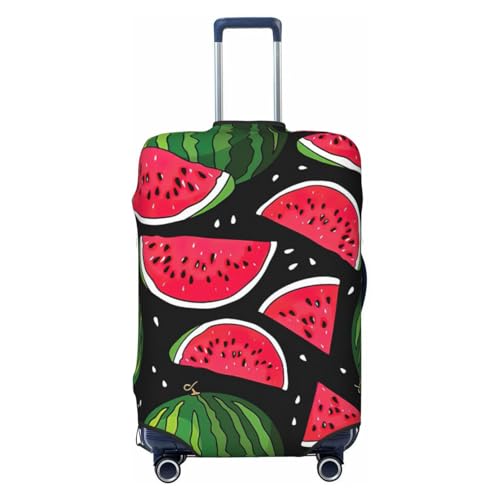 Housse de protection pour valise EdWal pastèque lavable noir L