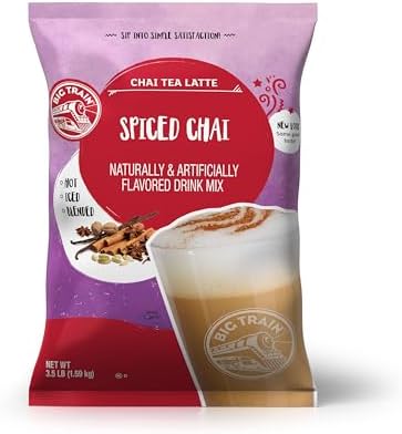 Big Train Spiced Chai Tea Latte Beverage Mix, 3.5 Pound (Pack of 1)