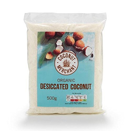 Kokos Händler Bio Kokosraspeln 500G (Packung mit 4)