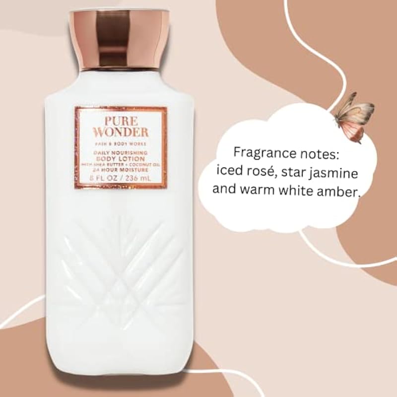 Bath and Body Works 2 Pack Pure Wonder Super Smooth Body Lotion 8 Oz (Pure Wonder) 상세이미지 4