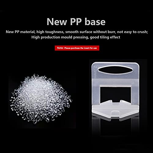 Candeon 200 Stück 1.5mm Fliesen Abstandshalter, Fliesen Nivelliersystem Zuglaschen Fliesenverlegehilfe Fliesen Werkzeug Fliesen Verlegehilfe Fliesenkreuze Fliesen Nivellier Abstandshalter Clips