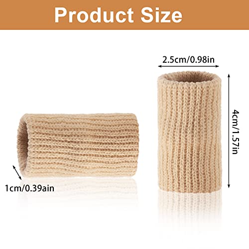 10 Pcs Finger Compression Sleeves Support,Breathable Finger Sleeve Protectors Thumb Brace Support for Finger Splint Compression Protector