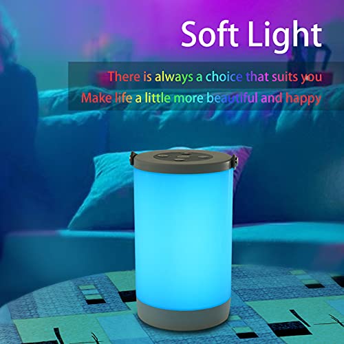 Vcuteka Cordless Table Lamps - Rechargeable Lantern Led Bedside Lamp With Warm White Color Change Dimmable Light, Portable Hanging Night Light Touch Lamp For Bedroom Living Room #TOP4