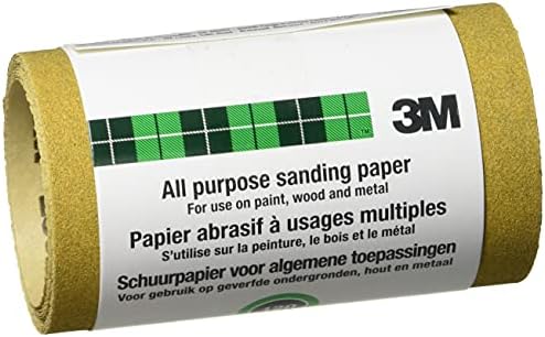 3M 025180UK SandBlaster Sandpaper Roll Fine Between Coats, 115 mm x 2.5 m