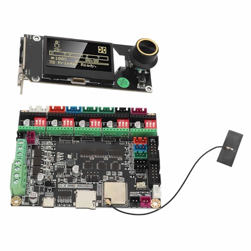 MKS TinyBee V1.0 3D-Drucker-Steuerplatine mit ESP32 WiFi und LCD-Display Kompatibel mit MKS MINI12864 V3 5er Set TMC2209 Schrittmotortreiber für 3D Drucker