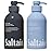 Saltair Body Wash, For Him Scents 2-Pack. Moisturizing Body Cleanser with Monoi Oil and Cupuacu Butter. Luxury Shower Gel for Women and Men. Vegan, Cruelty-Free, Paraben-Free. 2x 17oz Pump Bottles