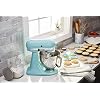 KitchenAid Value Bundle Artisan Series 5 Quart Tilt-Head Stand Mixer with Included Flex Edge Beater, KSM150FEAQ, Aqua Sky